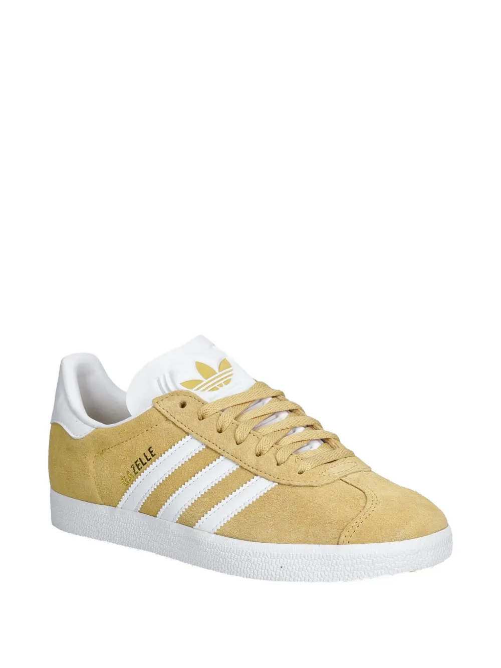 adidas Gazelle suede 3-stripe sneakers Neutrals