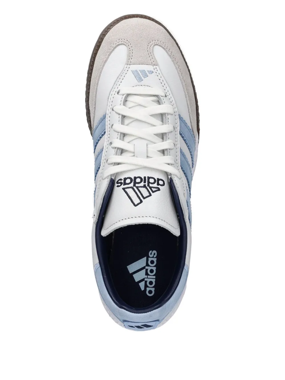 adidas Samba three-stripe low-top sneakers White