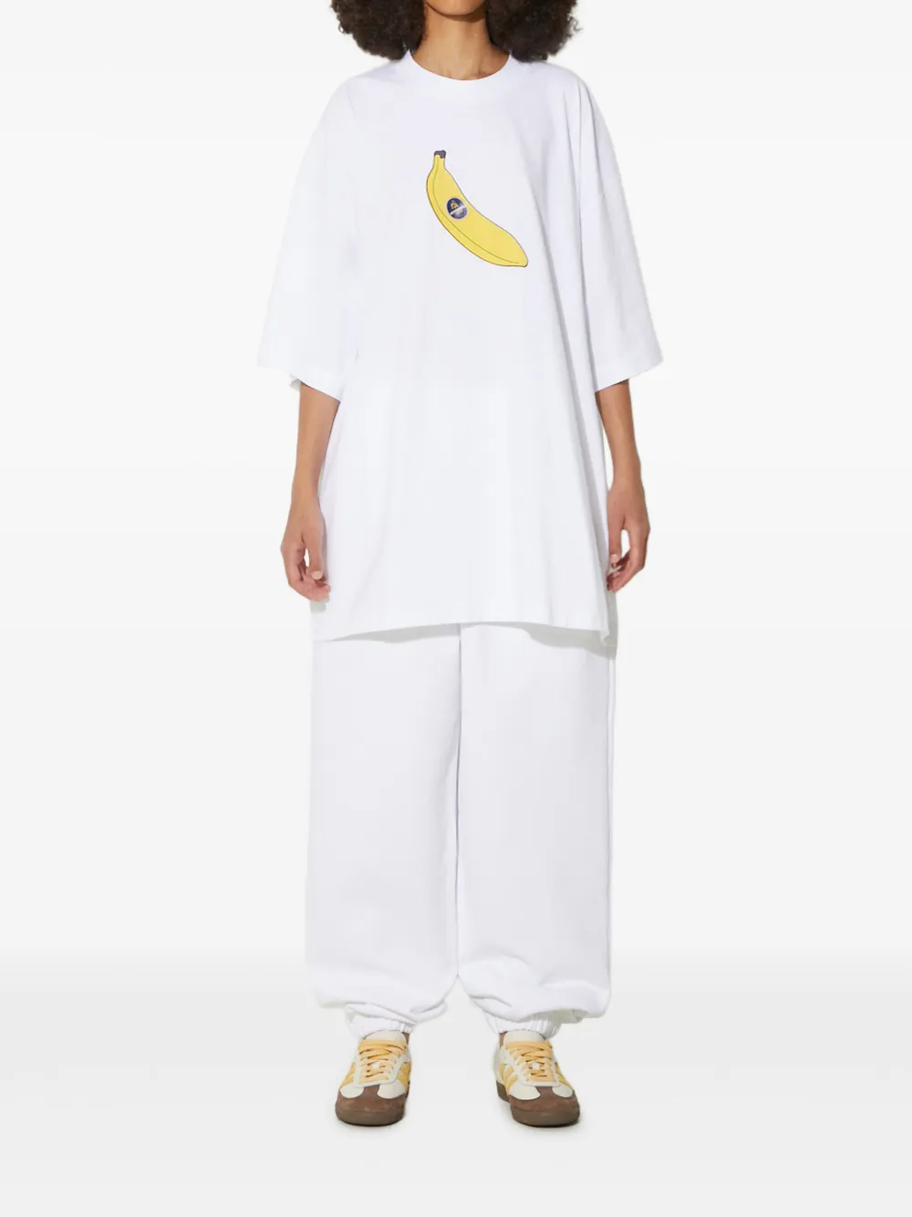 VETEMENTS elasticated-ankle track pants Wit