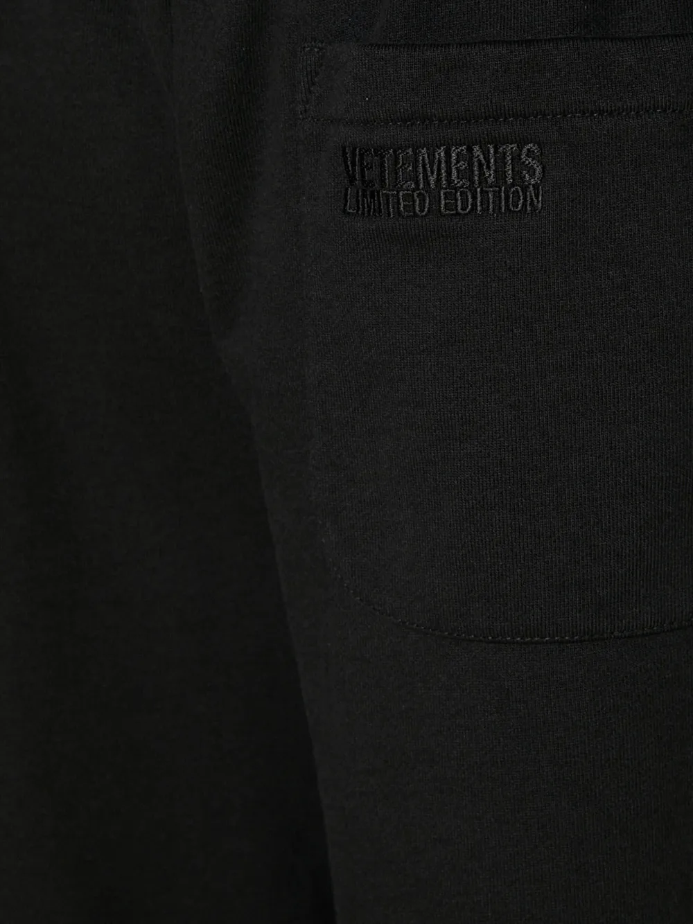 VETEMENTS elastic-ankle track pants Zwart