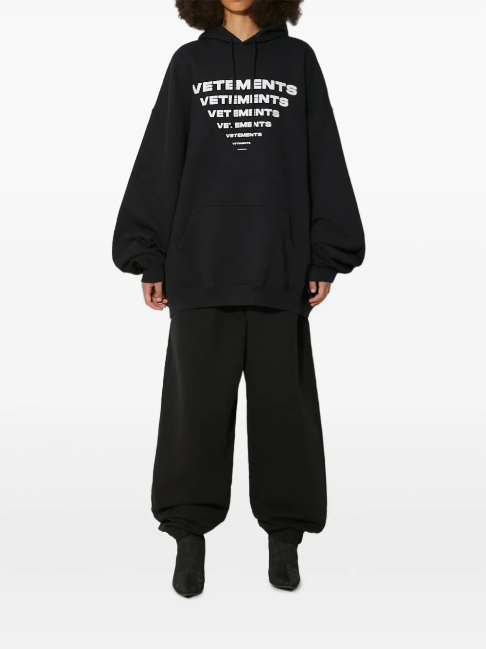VETE TS elastic-ankle track pants Zwart