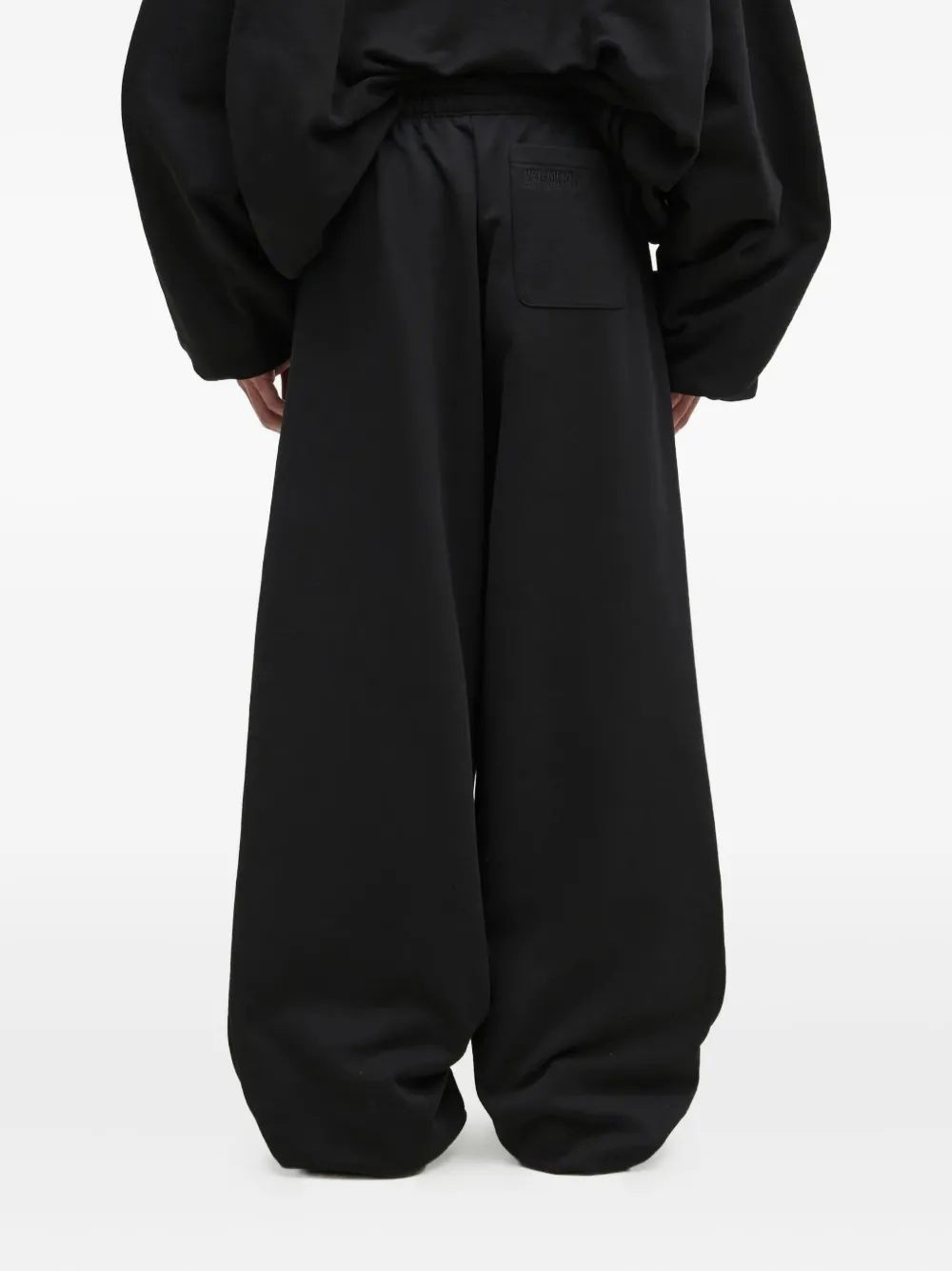 VETEMENTS elastic-waistband track pants Zwart