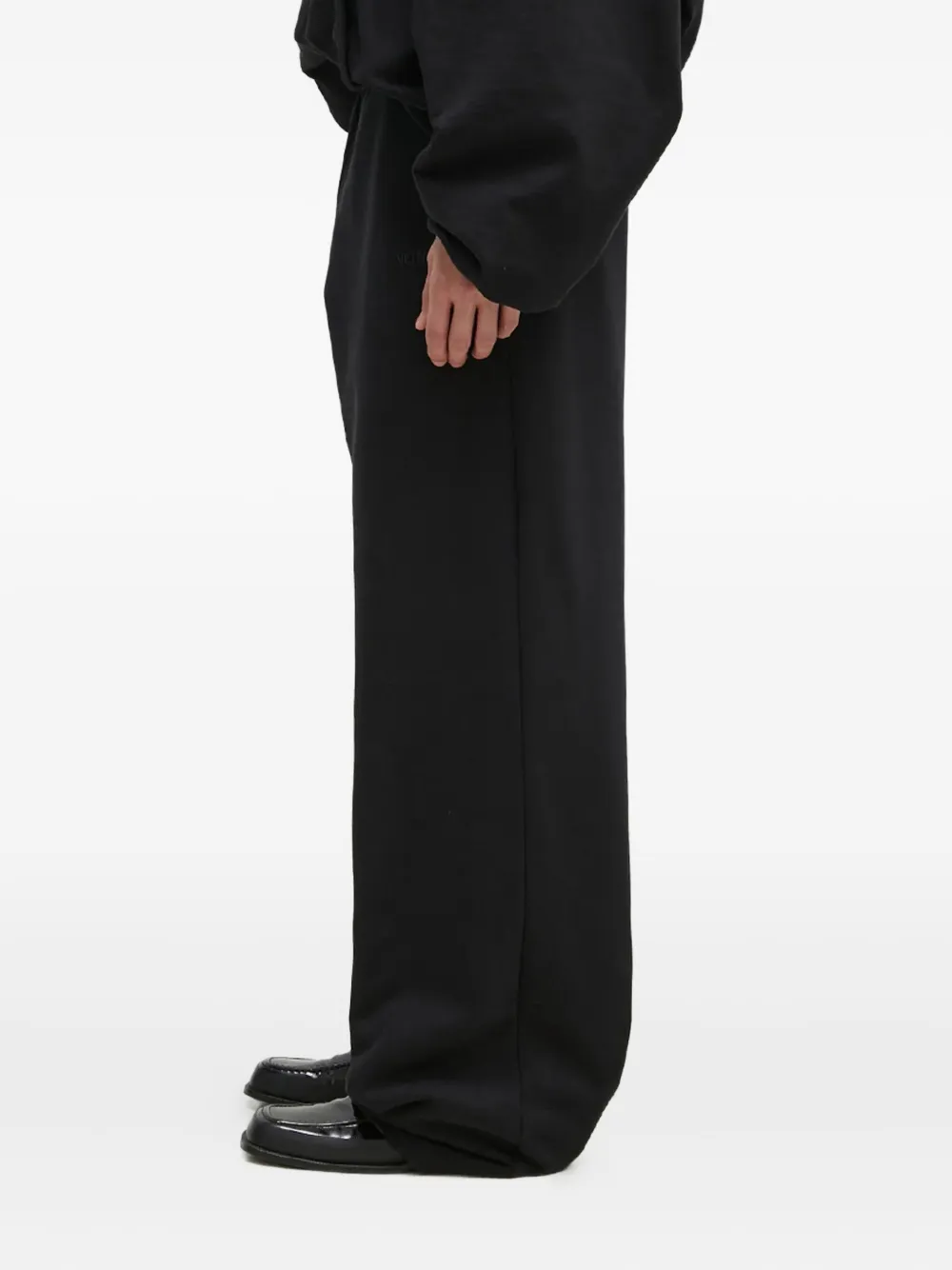 VETEMENTS elastic-waistband track pants Zwart