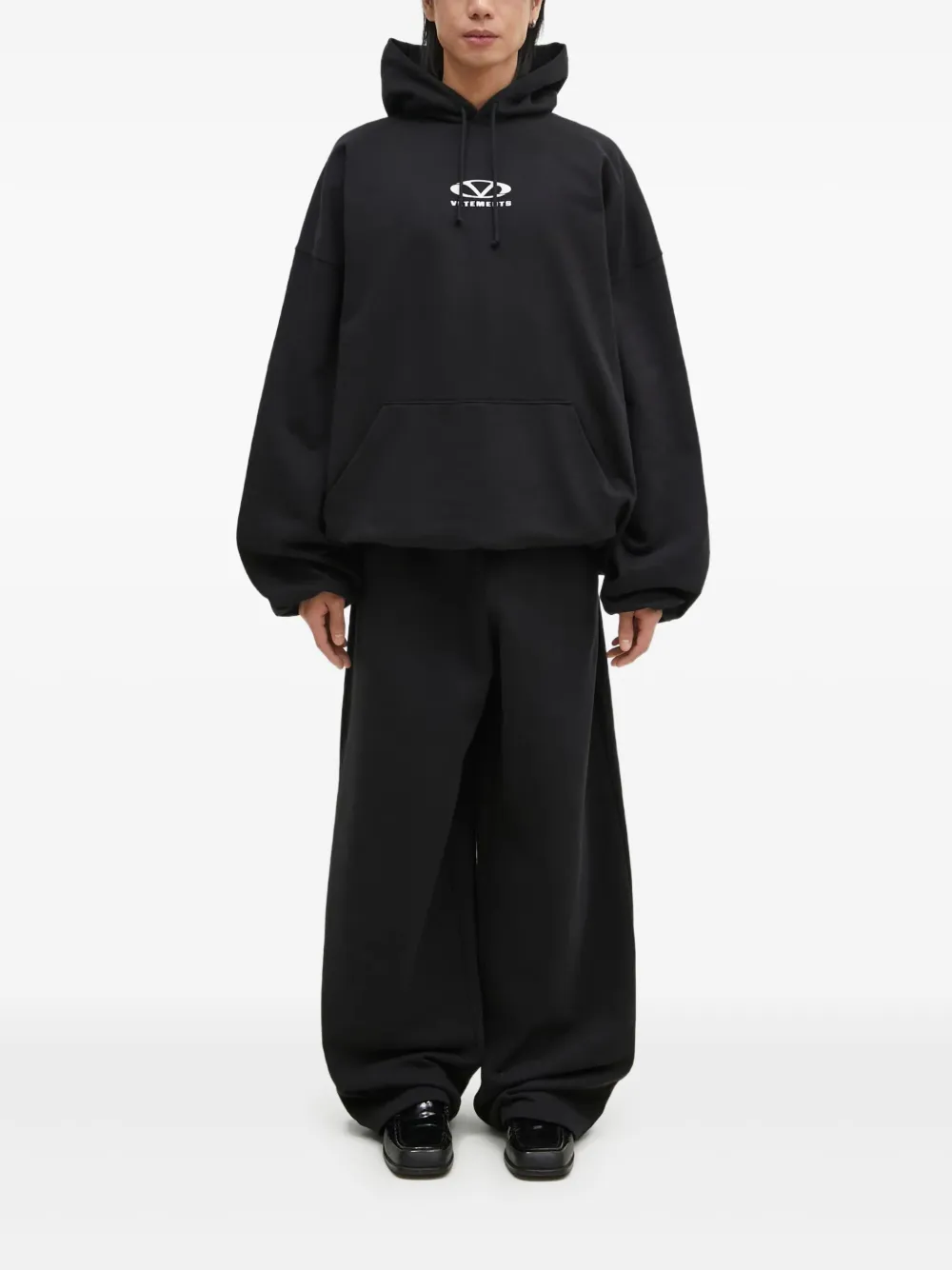 VETEMENTS elastic-waistband track pants Zwart