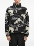 Human Made polar-bear fleece jacket - Grey