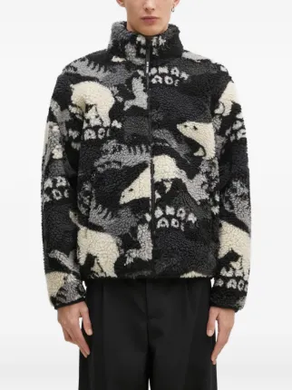 HUMAN MADE フリース グレー/ブラック HUMAN MADE フリース グレー/ブラック Human Made フリース ジャケット