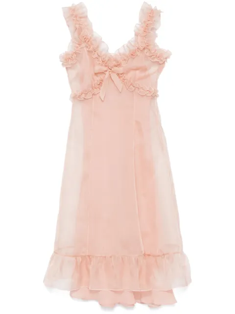 Alessandra Rich ruffle-detailed midi dress