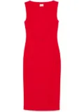 Calvin Klein crepe midi dress - Red