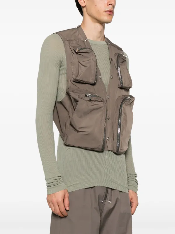 【関税込】RickOwens リックオウエンス カーゴベスト ジャケット 関税込】RickOwens リックオウエンス カーゴベスト ジャケット