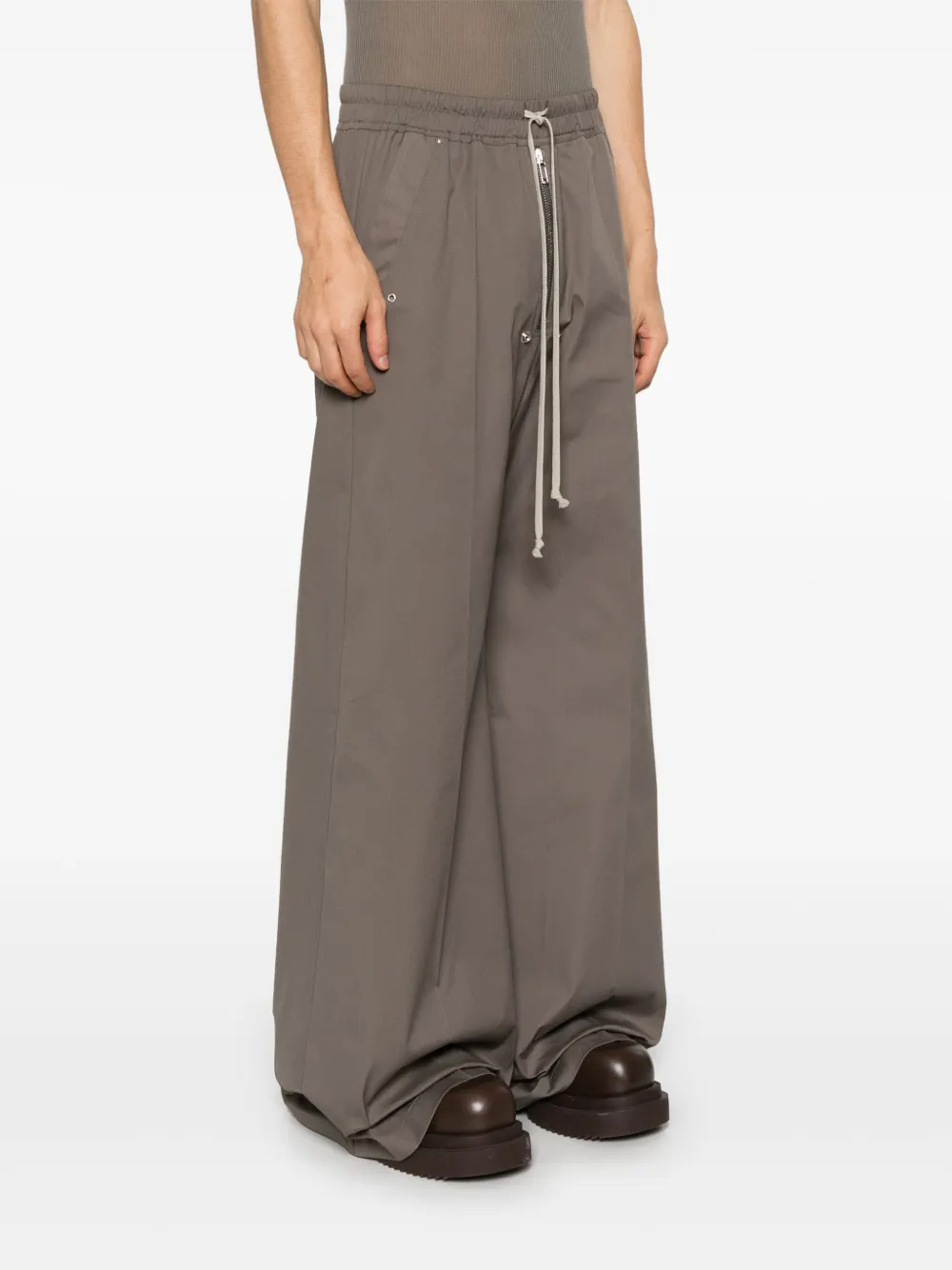 Rick Owens Bela broek met wijde pijpen Bruin