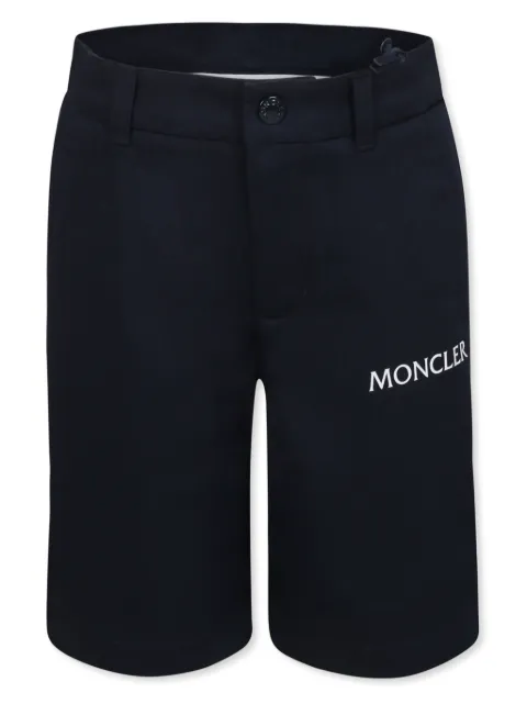 Moncler Enfant Bermuda com estampa de logo