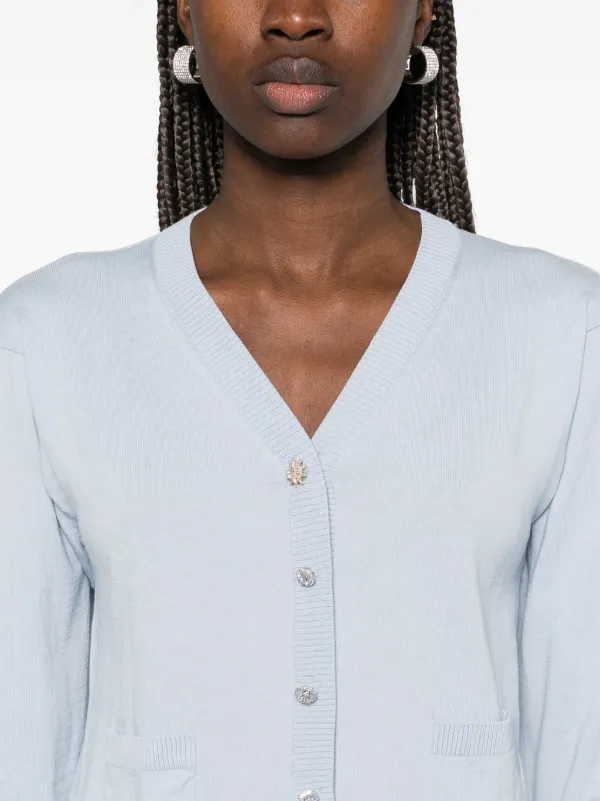 Nº21 V-neck Cardigan | Blue | FARFETCH