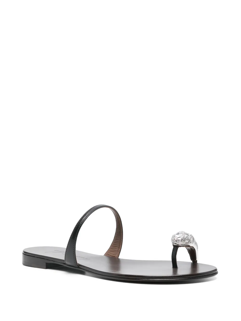 Giuseppe Zanotti Icon Ring slides Black