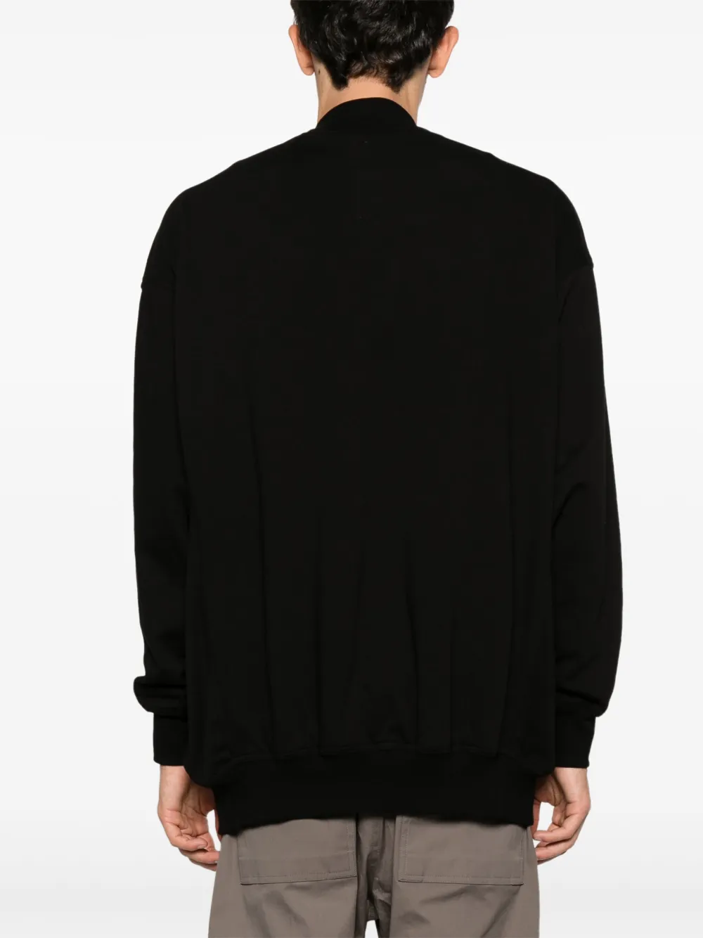 Rick Owens Jumbo Flight sweater Zwart