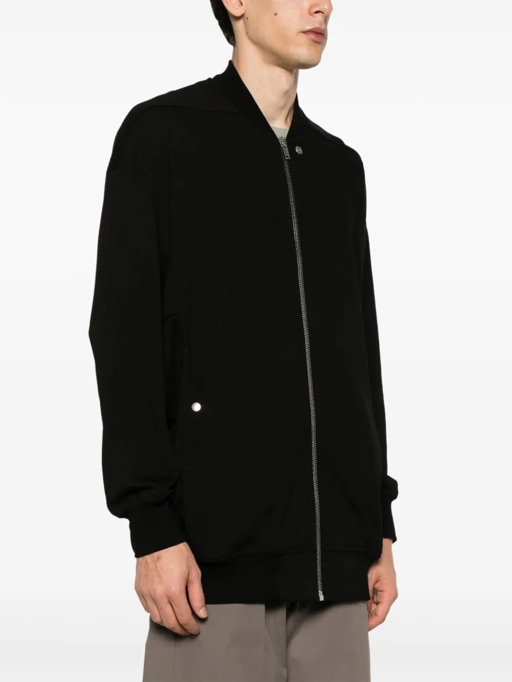 Rick Owens Jumbo Flight sweater Zwart