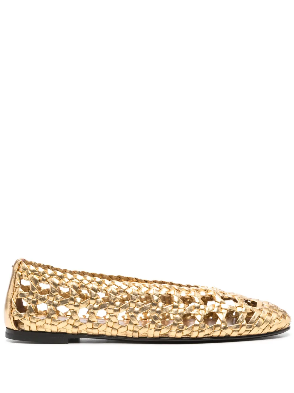 Giuseppe Zanotti Georgia ballet flats Gold