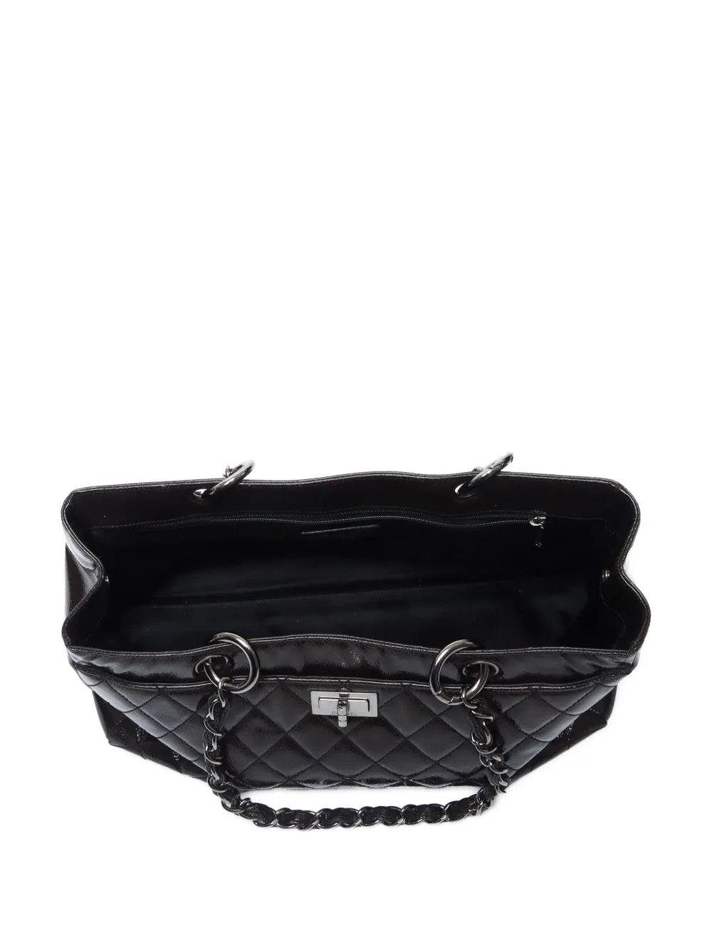 Pre-owned Chanel 2005 Mademoiselle Tote Bag In Black