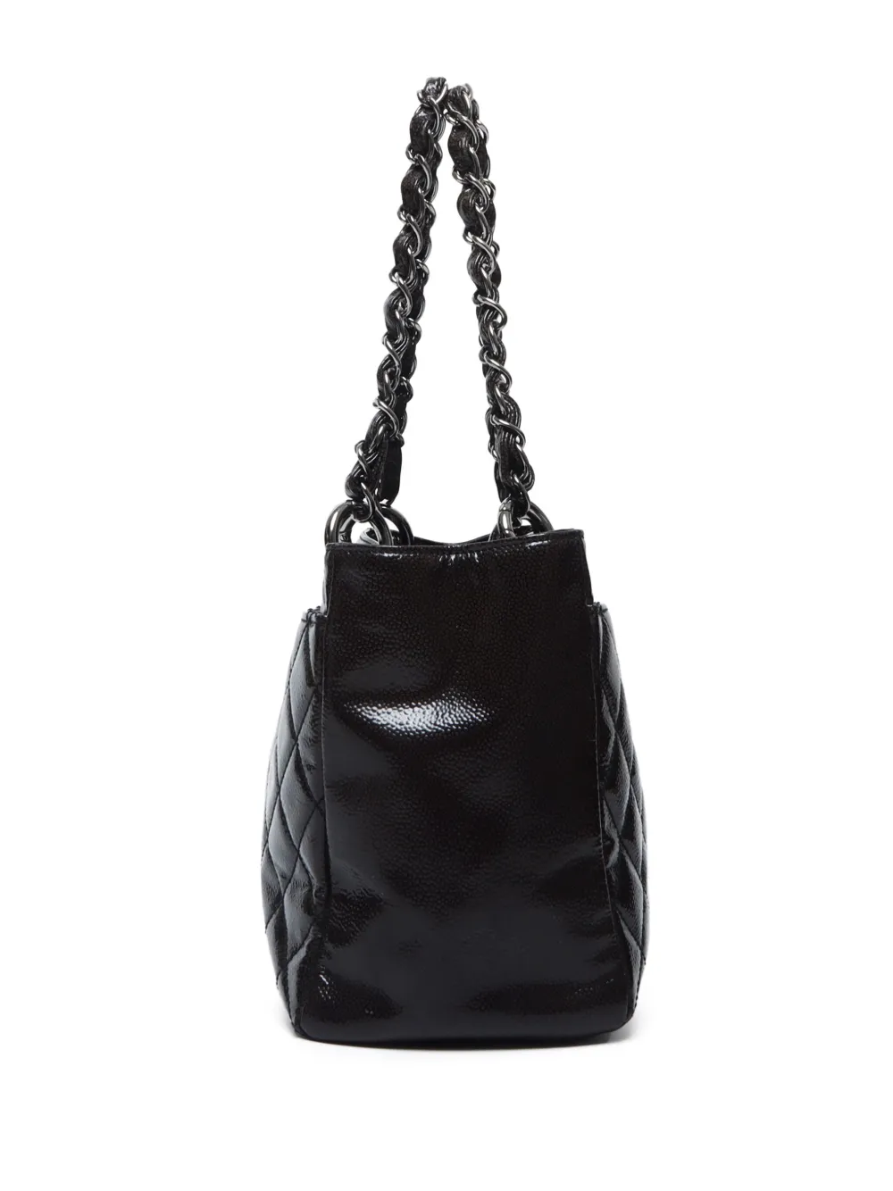 Pre-owned Chanel 2005 Mademoiselle Tote Bag In Black