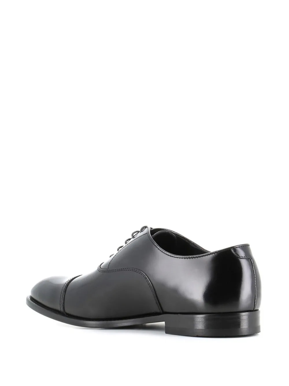 Doucal's leather Oxford shoes Black