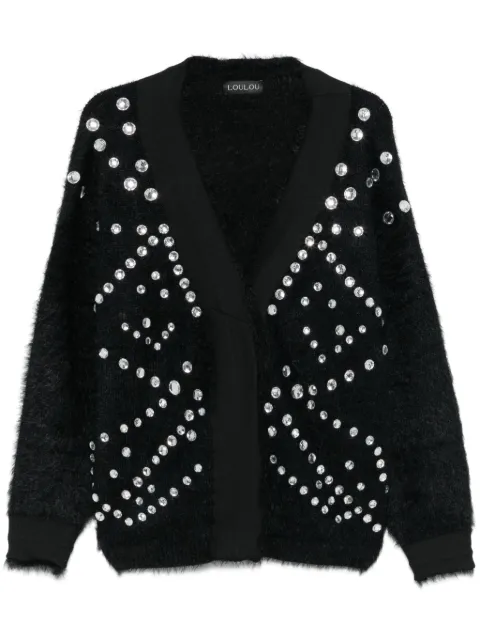 Loulou crystal-embellished cardigan
