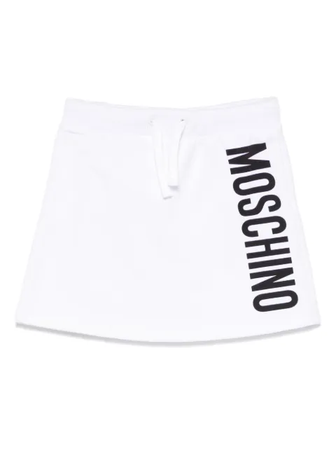 Moschino Kids logo-print skirt