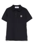 Stone Island Junior Compass-badge polo shirt - Blue