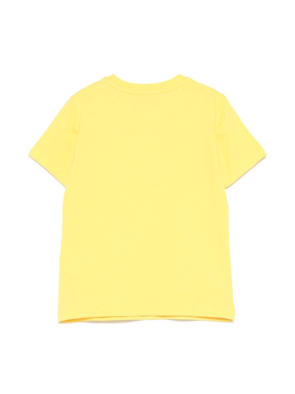 Moschino Kids T-shirt met logoprint - Geel