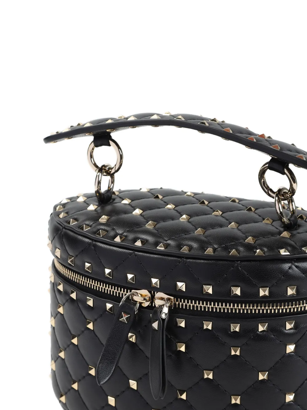 Valentino Garavani Rockstud Spike make-up tas Zwart
