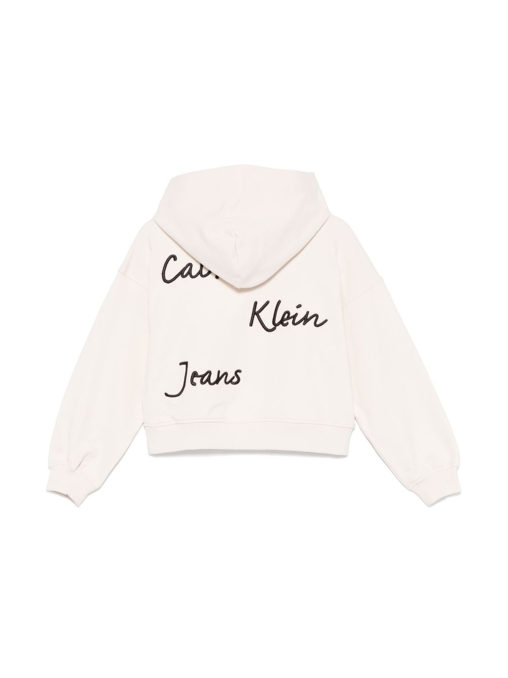 Calvin Klein Kids Hoodie met logo - Beige