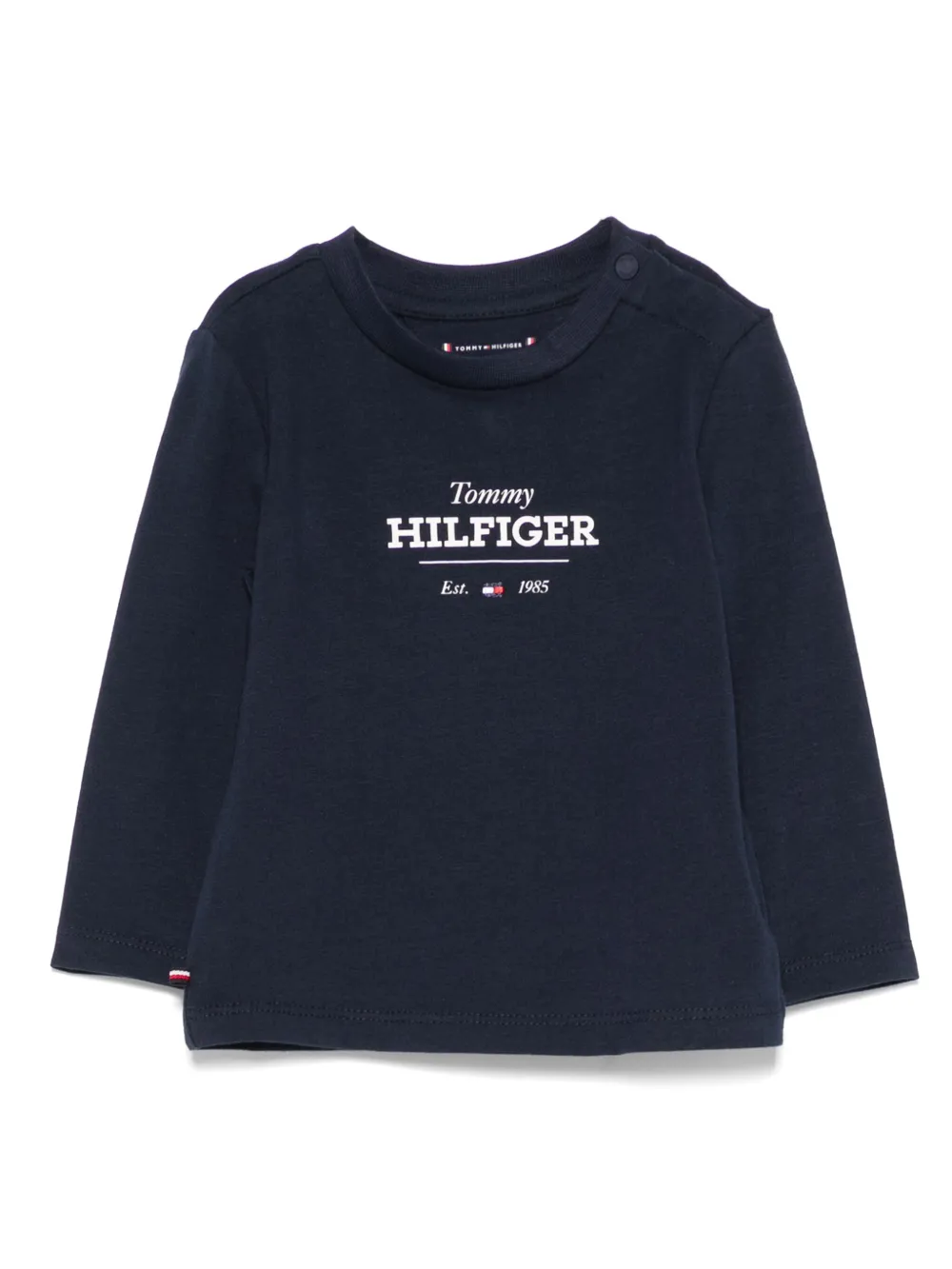 Tommy Hilfiger Junior playera con logo estampado | azul | Image 1