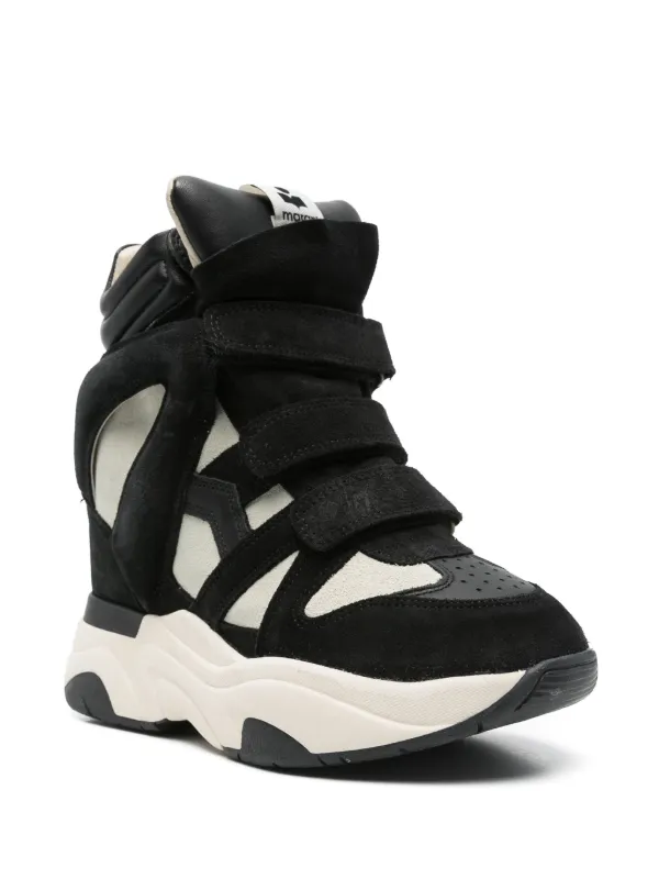 Bekett high-top wedge sneakers