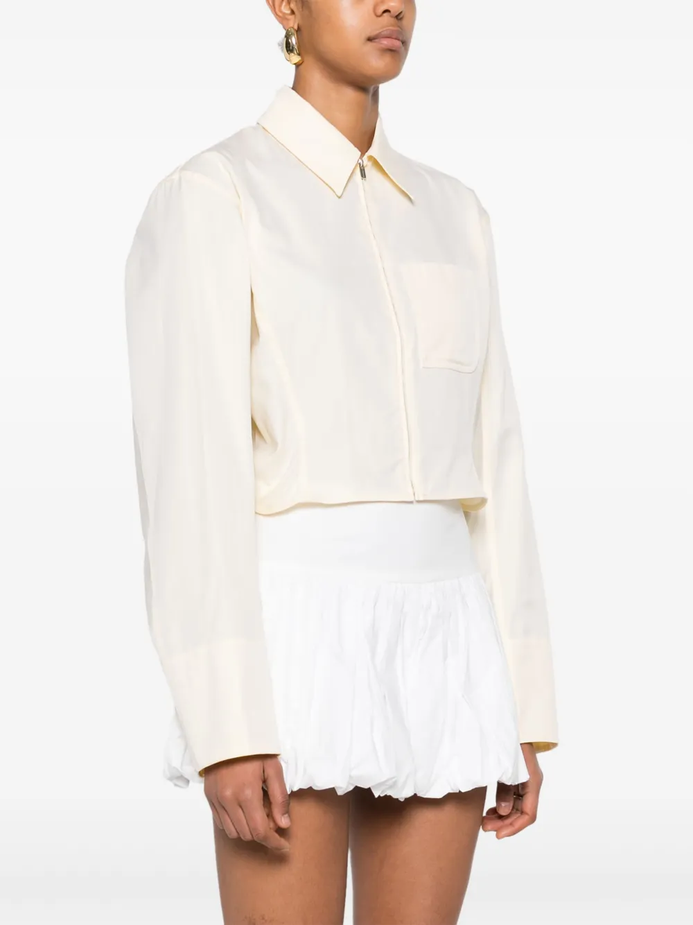 Jacquemus Mirada blouse Geel
