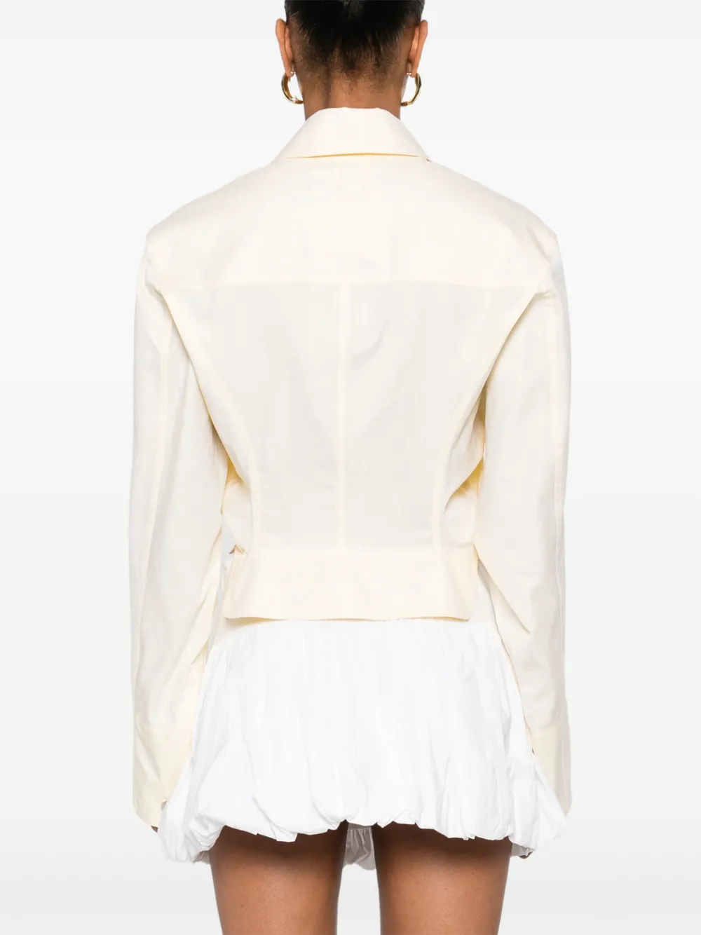 Jacquemus Mirada blouse Geel