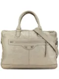 Balenciaga Pre-Owned 2001-2010 Lambskin Motocross Classic Bridge satchel - Grey