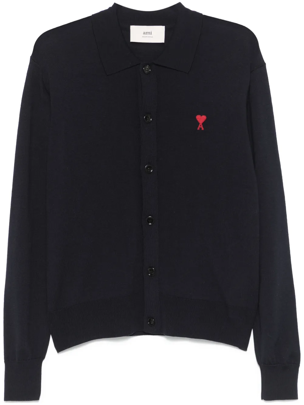 Heart-embroiderde polo shirt