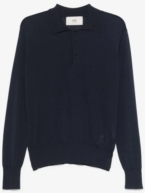 AMI Paris polo en maille fine