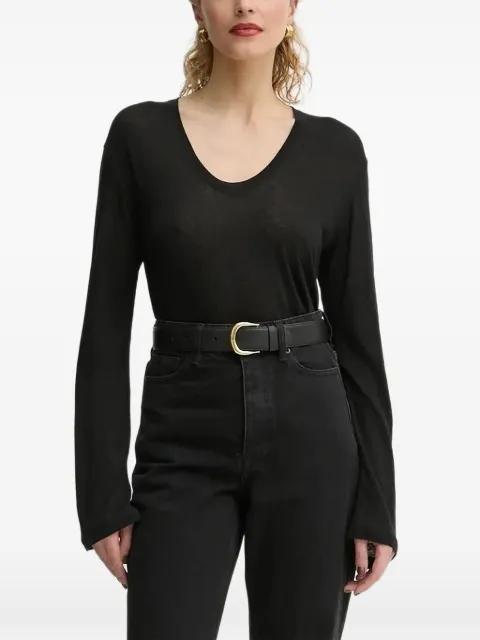 By Malene Birger scoop-neck top