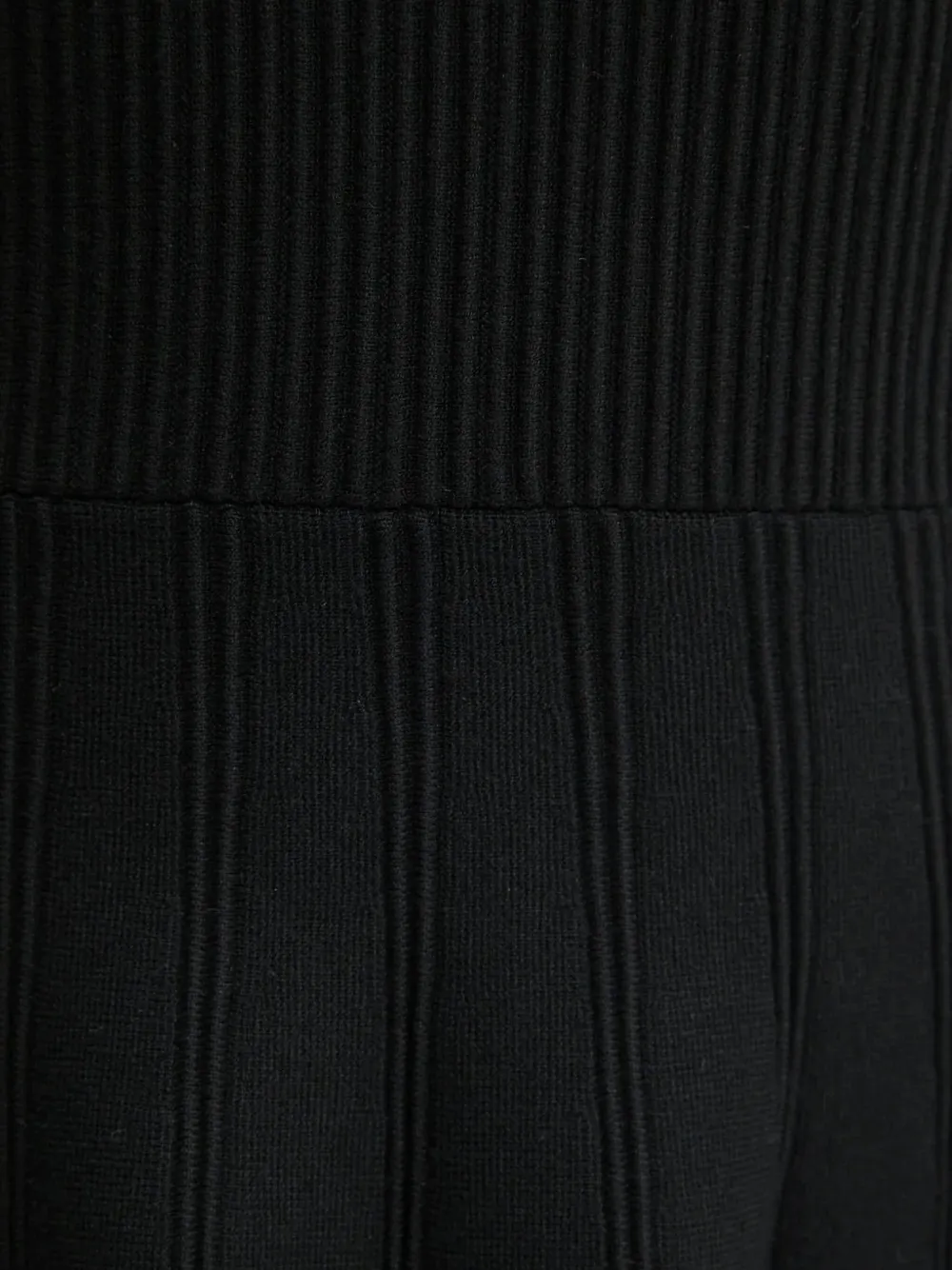 Hugo Boss Rib-knit Mini Dress In Black