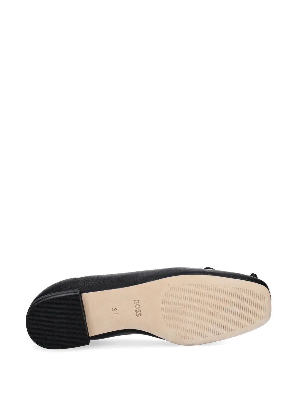 BOSS bow-detail ballet flats Black