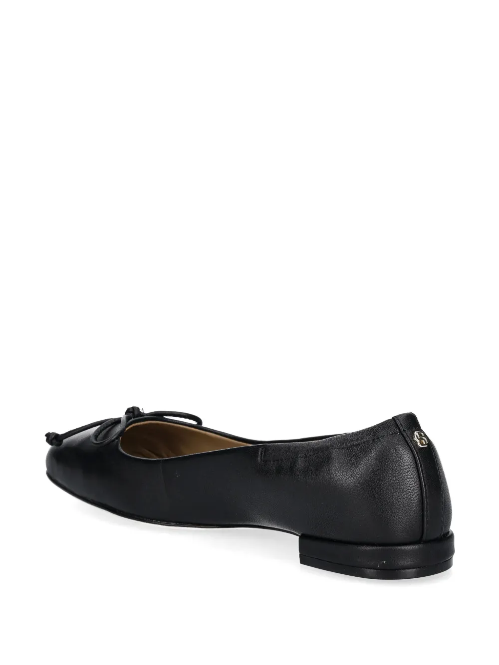 BOSS bow-detail ballet flats Black