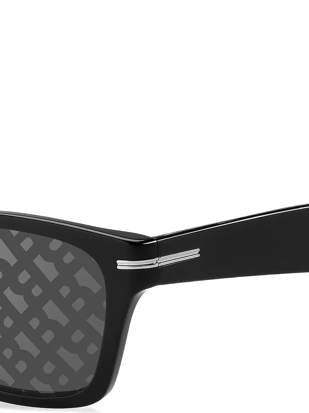 BOSS 1739 zonnebril met monogram Zwart