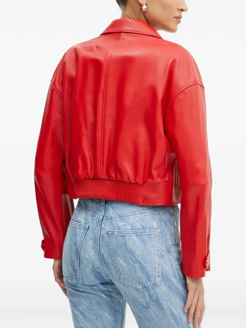 Hugo Boss Button-fastening Jacket In Red