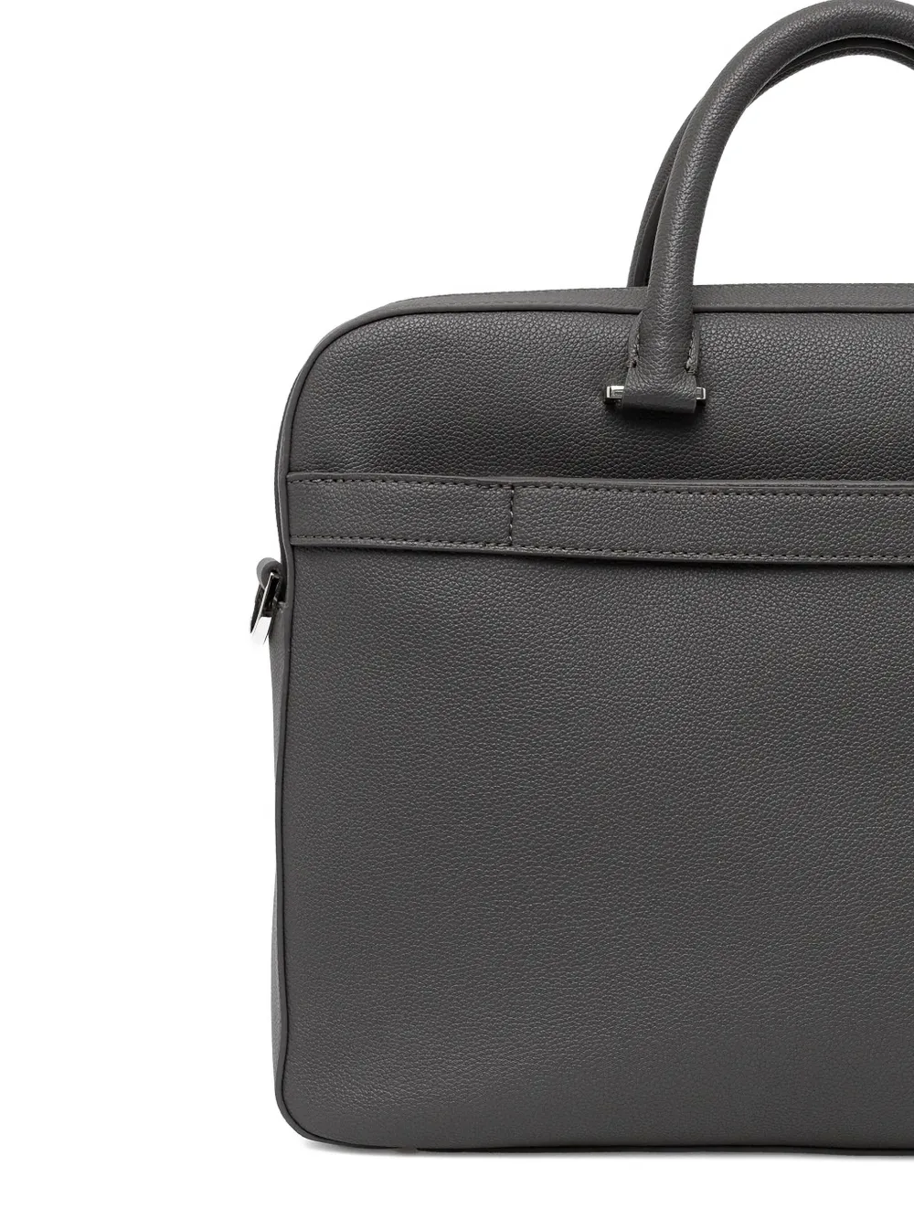 BOSS textured leather briefcase | Image 2