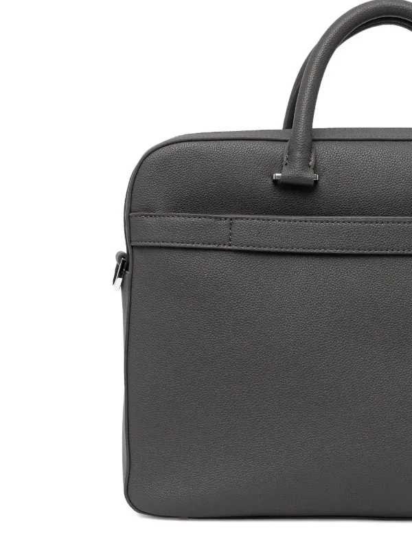 BOSS レザービジネスバッグ | グレー | FARFETCH JP