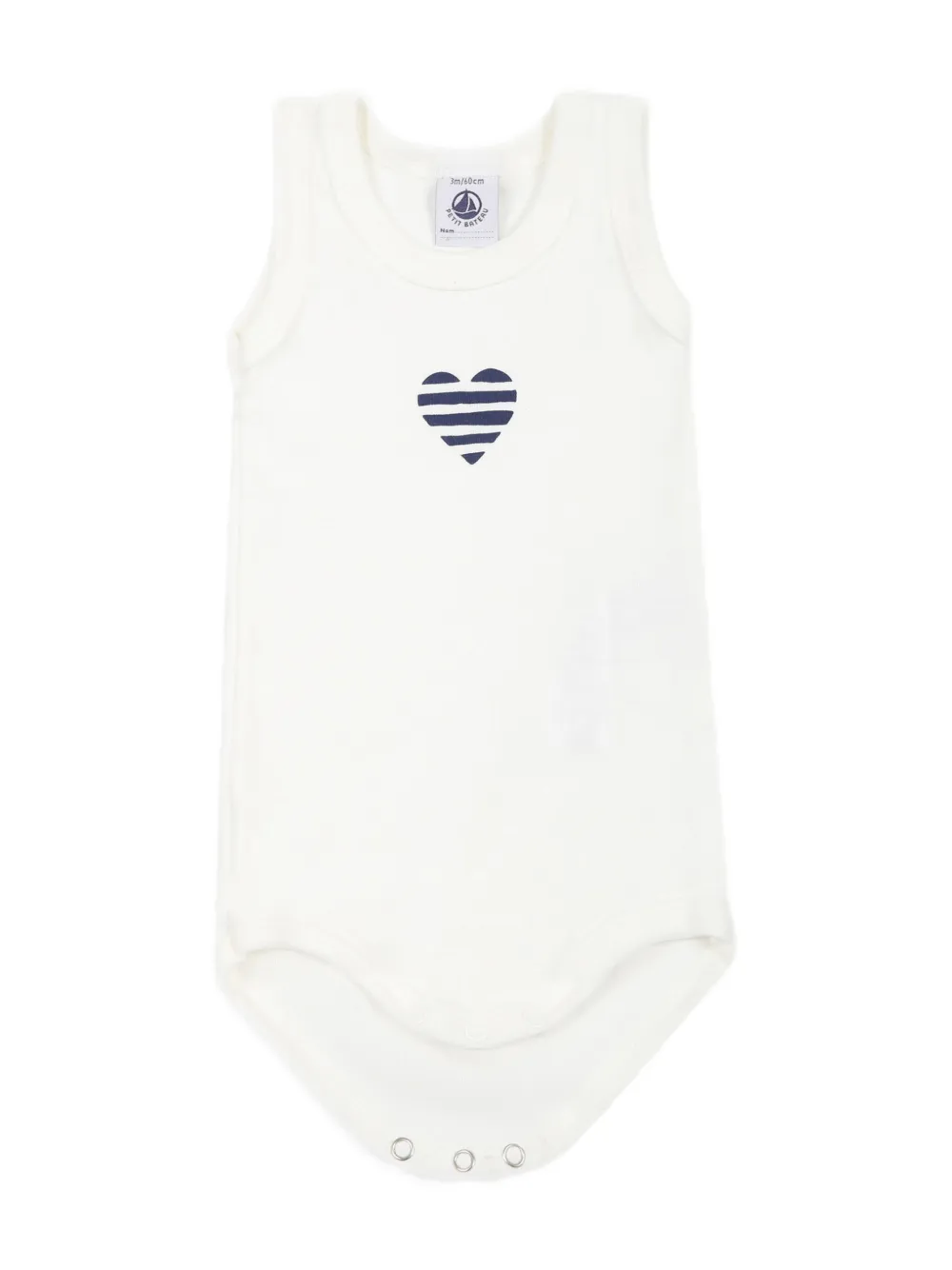 Petit Bateau Katoenen romper Wit