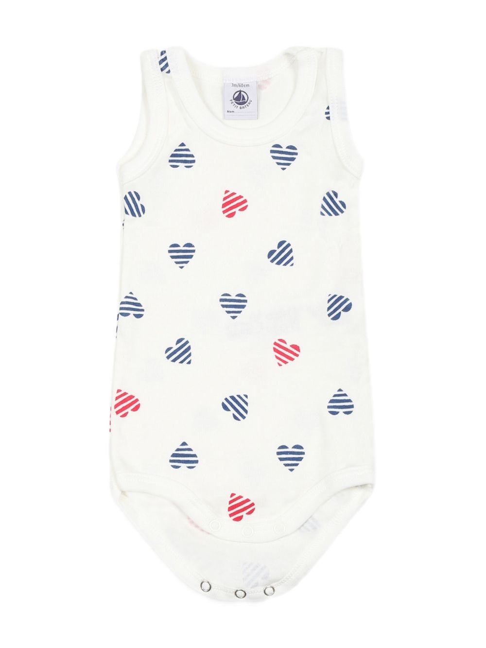 Petit Bateau Katoenen romper - Wit