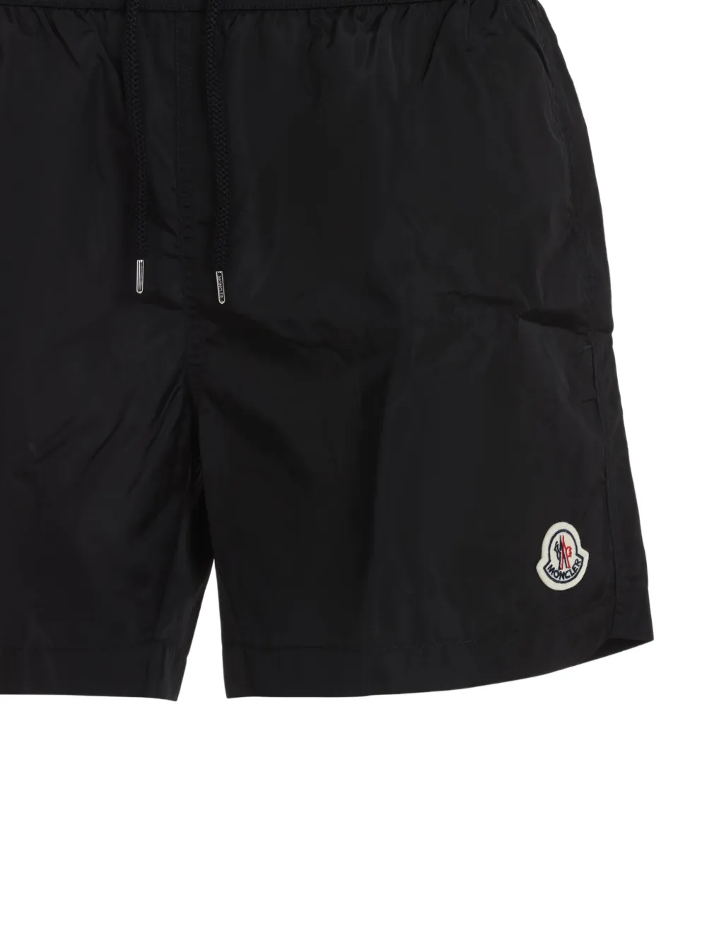 Moncler Drawstring Swimsuit In Schwarz