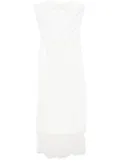 Alessandra Rich bow-detailed midi dress - White