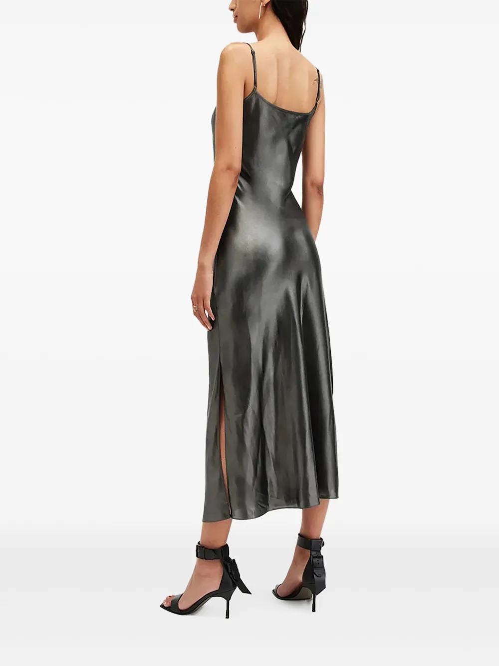 AllSaints Hadley cowl-neck midi dress | Evening Dresses | Image 2