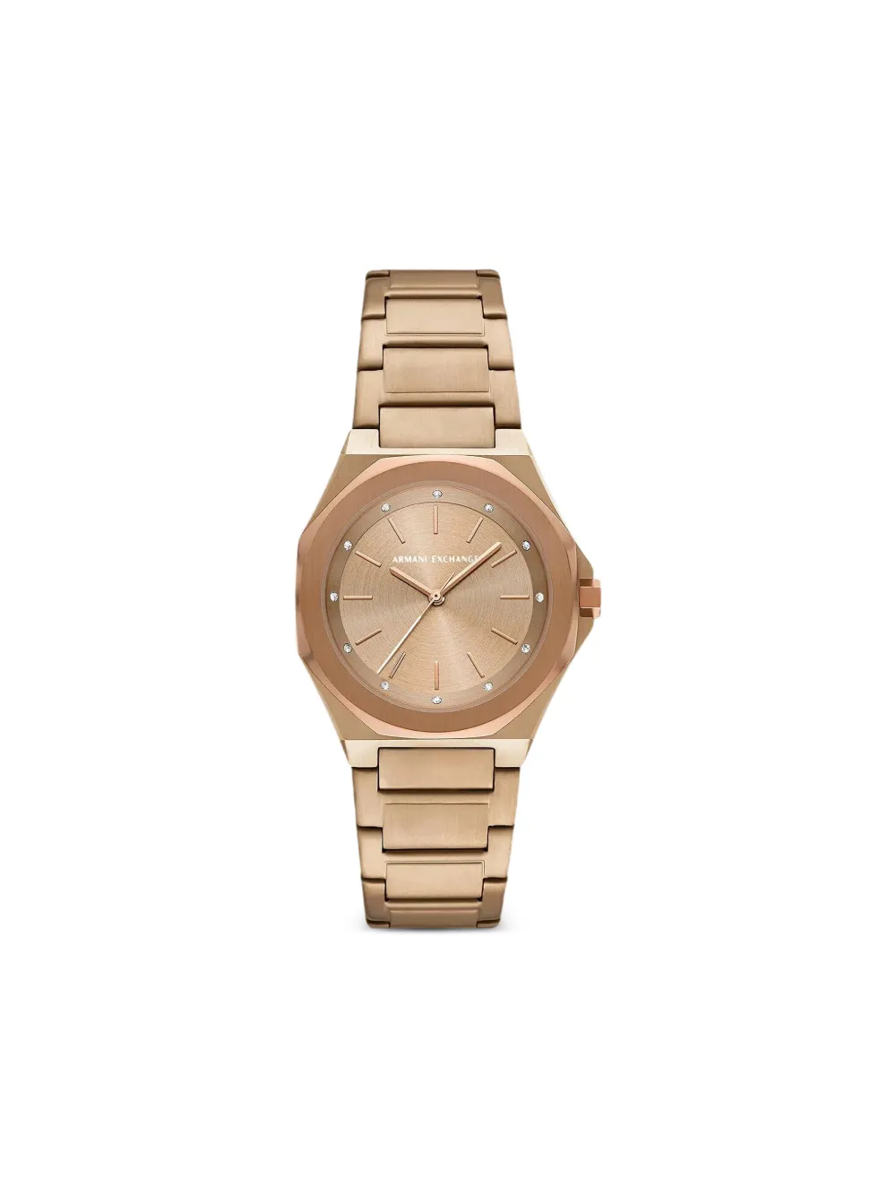 Armani Exchange round face 34mm | dorado | Image 1